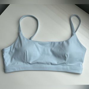 Balance Athletica Light Blue Strappy Sports Bra
